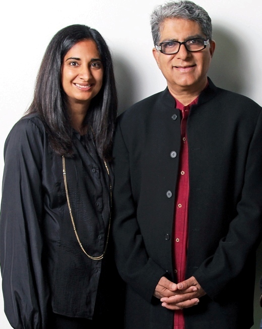 Mallika and her father, Deepak
