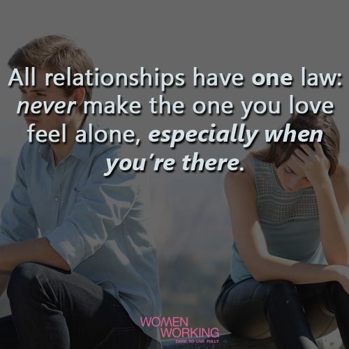 All relationships have one law - WomenWorking