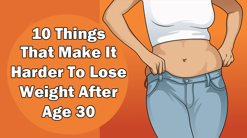 How to lose weight at age 30?