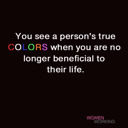 Person true a colors of Take The