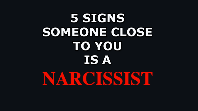 Narcissist a you signs are Narcissistic personality